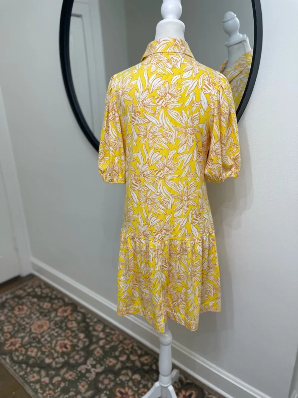 Lilly Pulitzer NWOT BINGLEY DRESS HIDEAWAY HONEYCOMB size Small - Picture 6 of 8